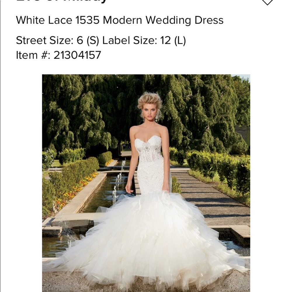 Eve of Milady white Lace 1535